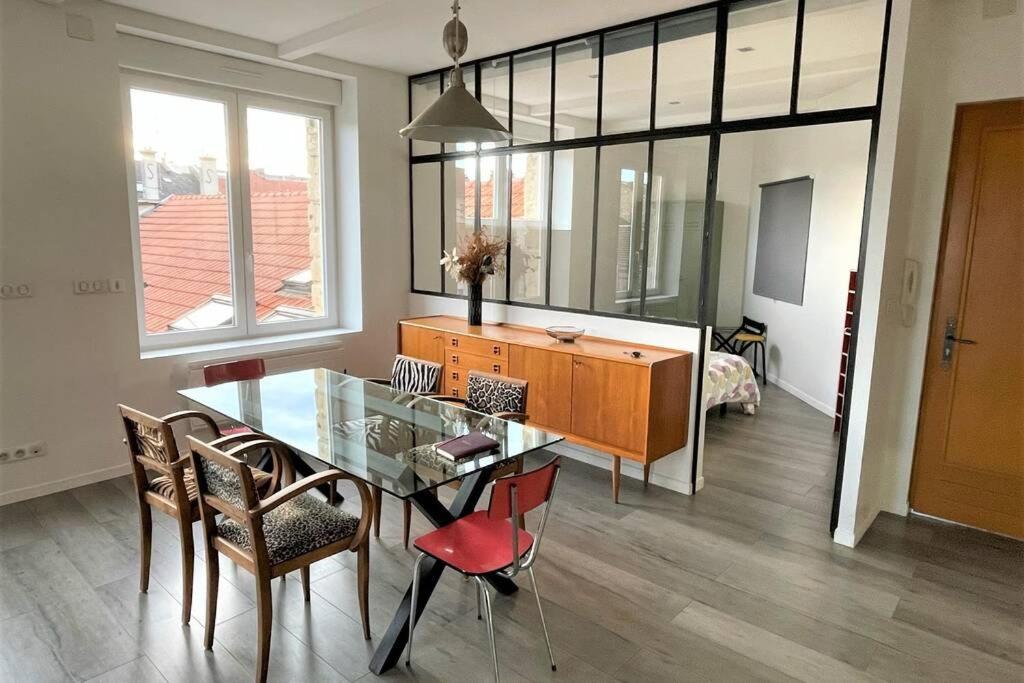 Superbe Loft 100M2 Proche Cathedrale Avec Parking Apartamento Reims Exterior foto